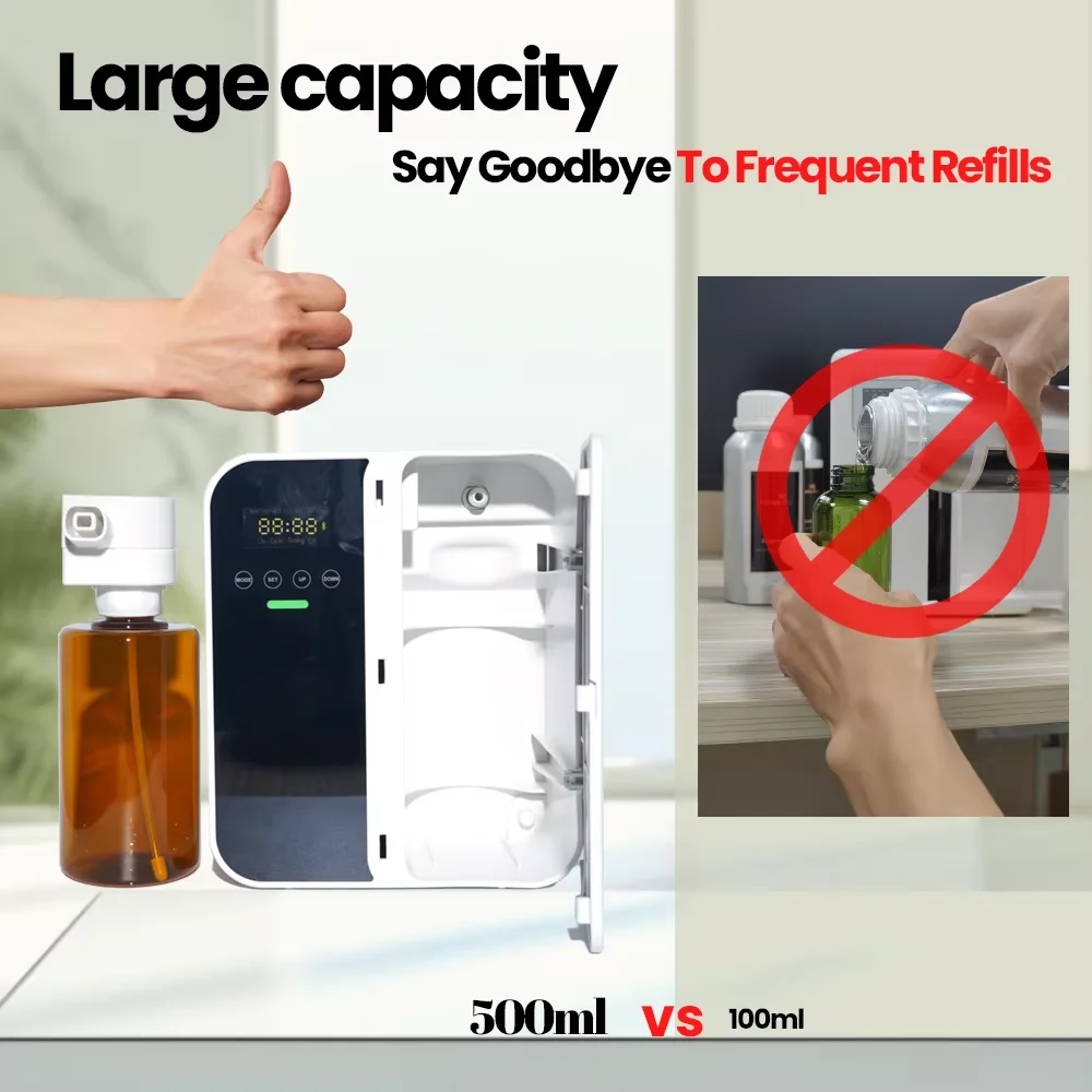 2026 NEW Scent Machine Aroma Diffuser Wall Mounted Hotel High Capacity Aroma Diffuser For Large Area Hotel Lobby Home Fragrance - Image 6