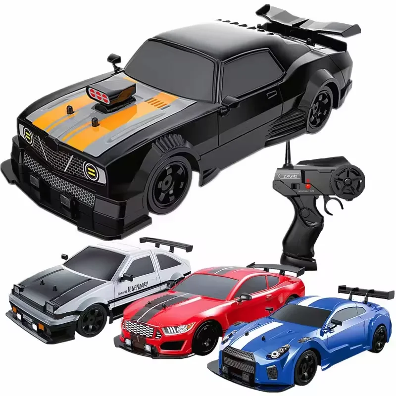 AE86 1: 16 Racing Drift CAR with Remote Control Toys RC Car Drift High-Speed Race Spray 4WD 2.4G Electric Sports Vehicle Gifts - Image 2