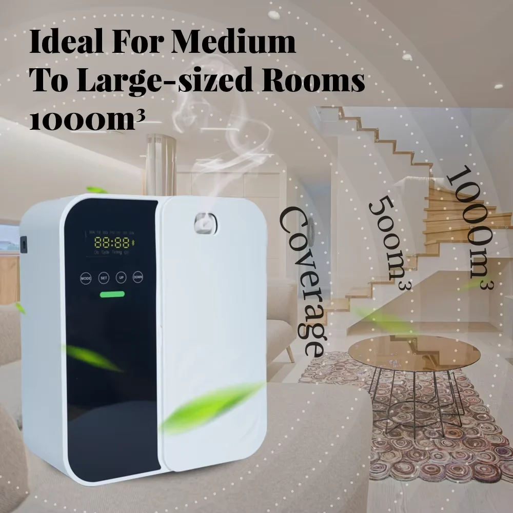 2026 NEW Scent Machine Aroma Diffuser Wall Mounted Hotel High Capacity Aroma Diffuser For Large Area Hotel Lobby Home Fragrance - Image 2