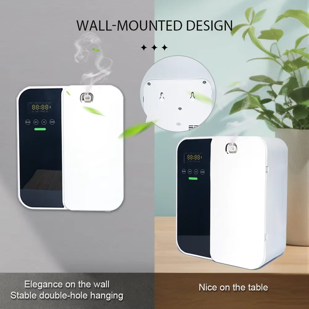 2026 NEW Scent Machine Aroma Diffuser Wall Mounted Hotel High Capacity Aroma Diffuser For Large Area Hotel Lobby Home Fragrance - Image 5